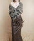 Feather Tassel Rivet Wide Belt
